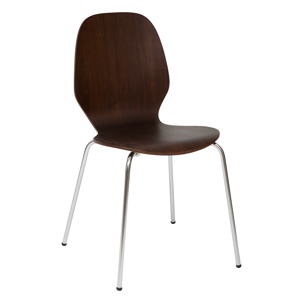 Chair "Ouro" Rubberwood and Walnut, 1 seat