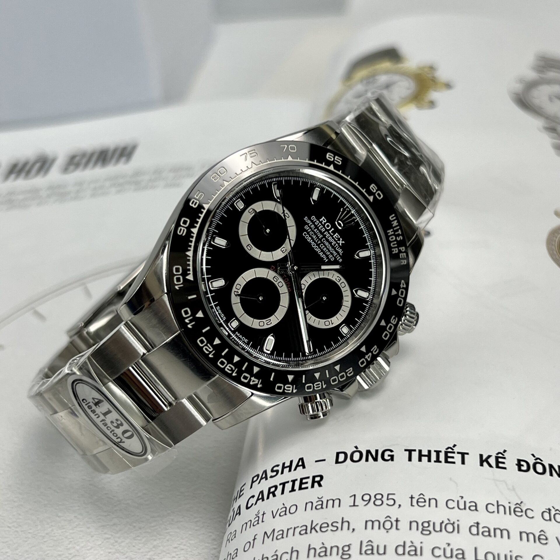 Rolex Daytona 116500LN Godzilla Replica 1:1 Watch Clean Factory 40mm - Elite Watch Atelier