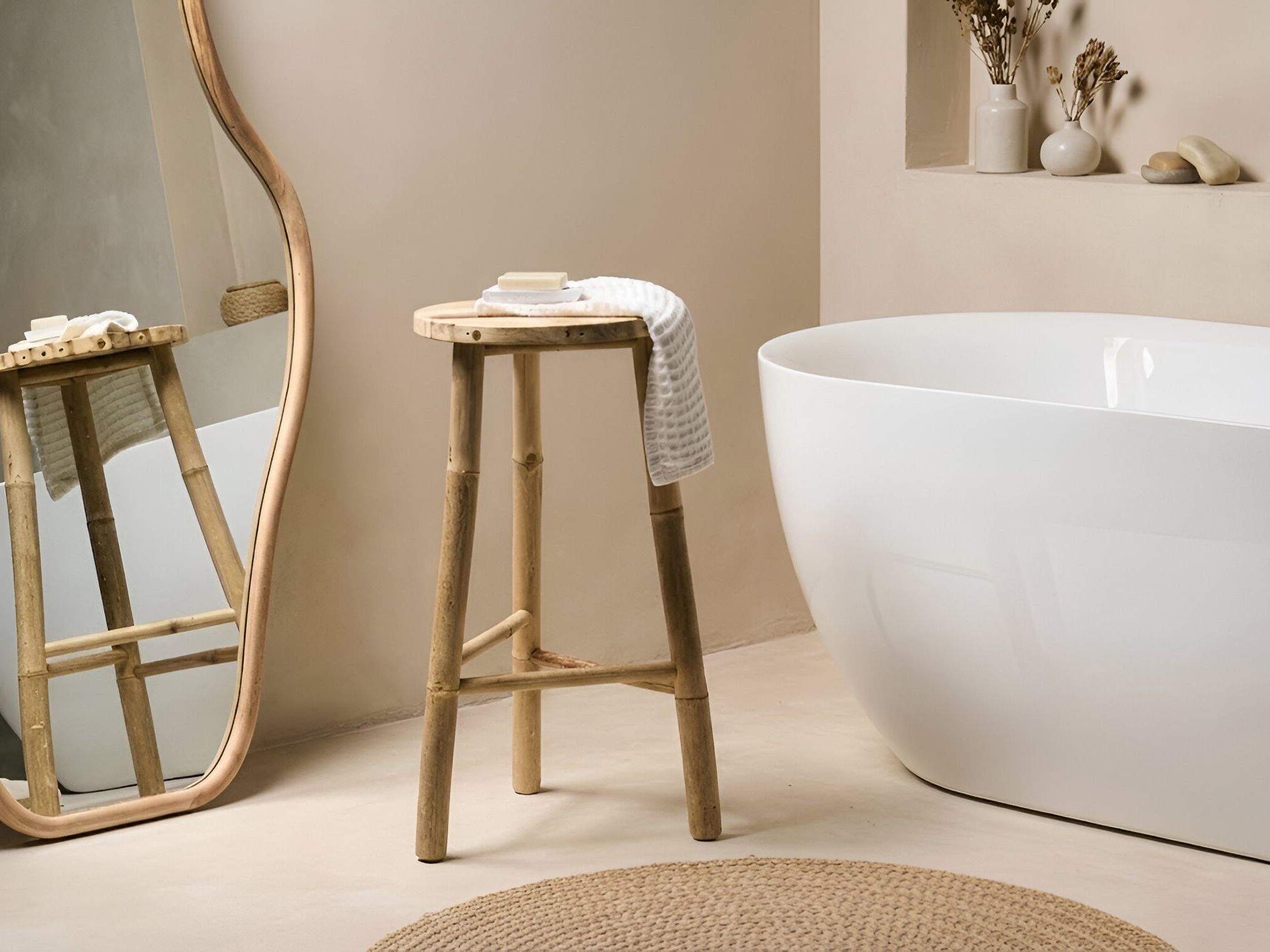 Side Table ITAPARICA Bamboo Natural