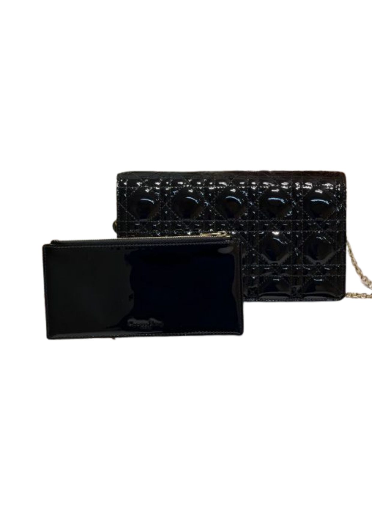 Christian Dior Lady Dior Pouch Black, For Women, Women’s Handbags 8.5in/21.5cm CD S0204OVRB_M900