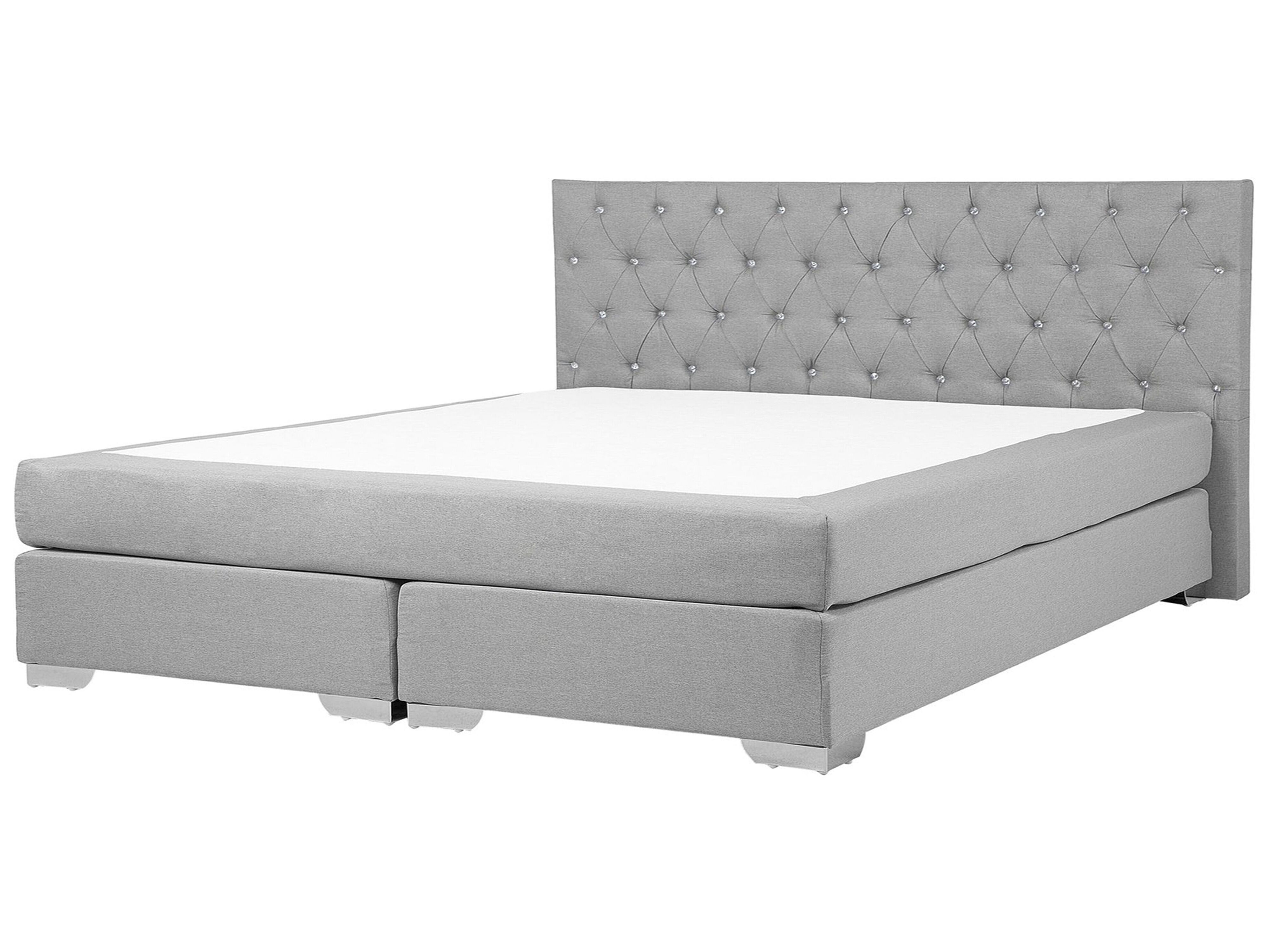 Divan Bed Fabric DUCHESS 180 x 200 cm (EU Super King) Light Grey