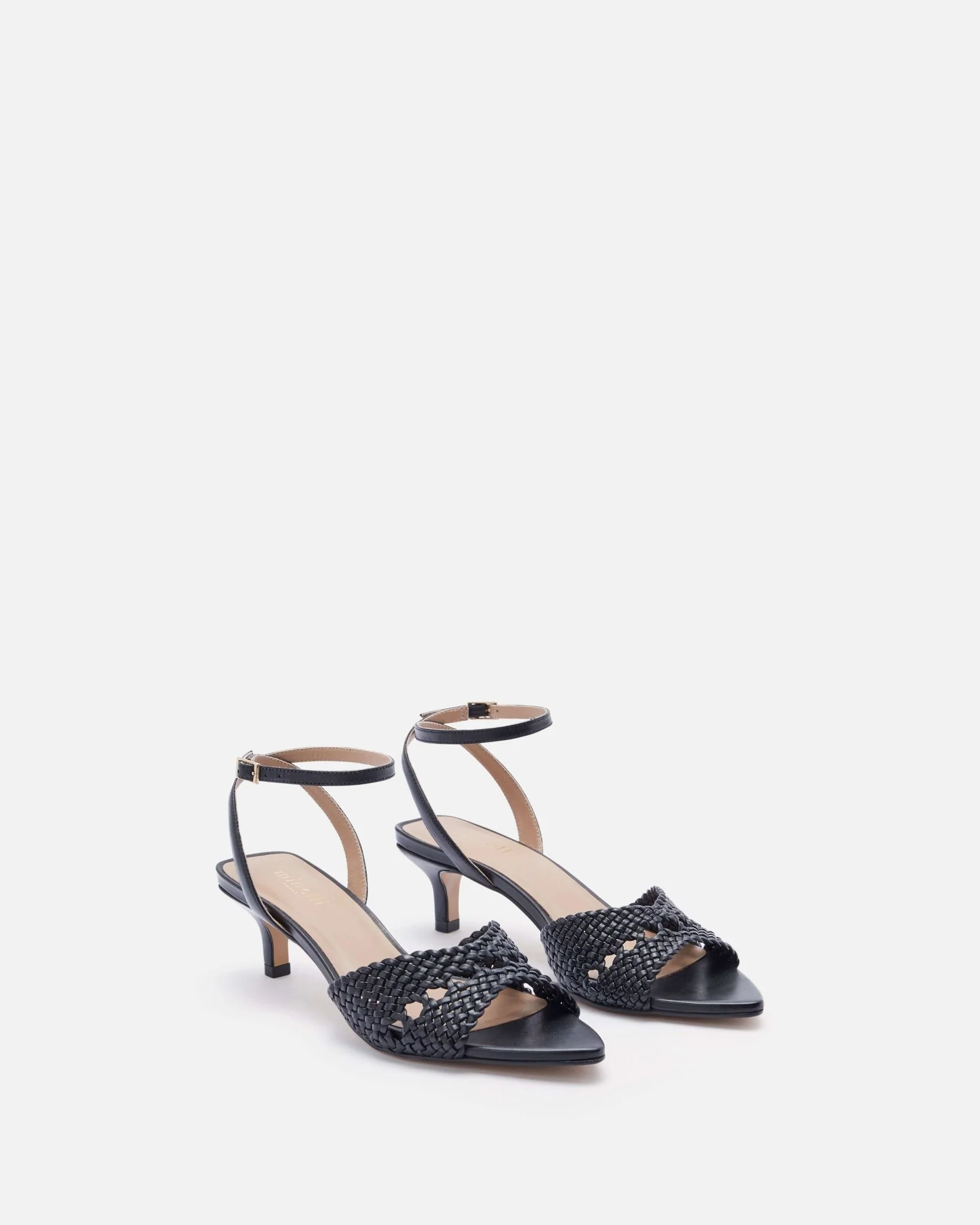 SANDALES KLEYA NOIR - Sandales à talons kitten noir