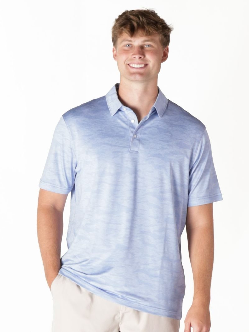 0126-MN-POLO-JCQ-BLUE - Simply Southern Outlet