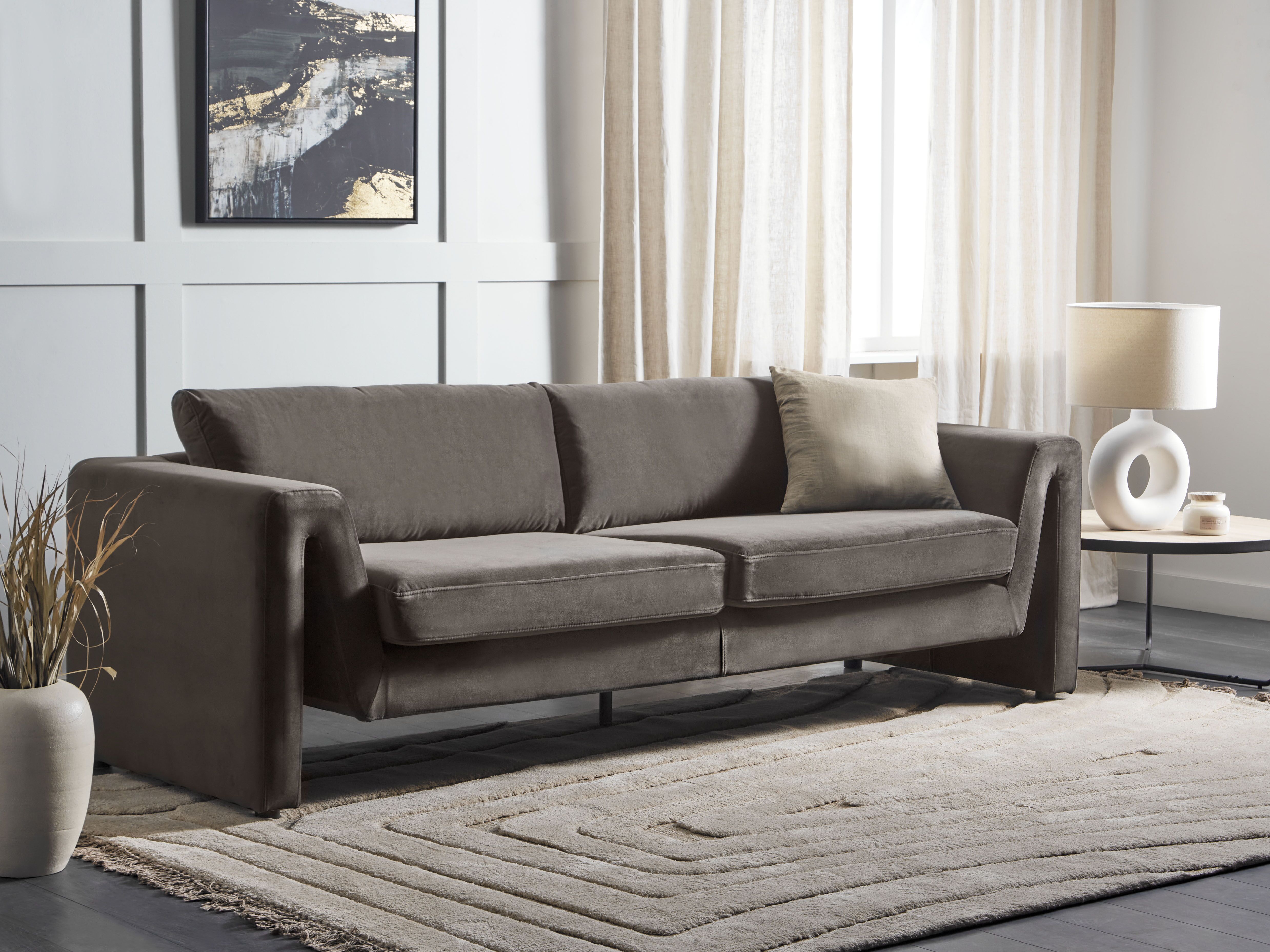 Sofa 3 Seater MAUNU Velvet Graphite Grey