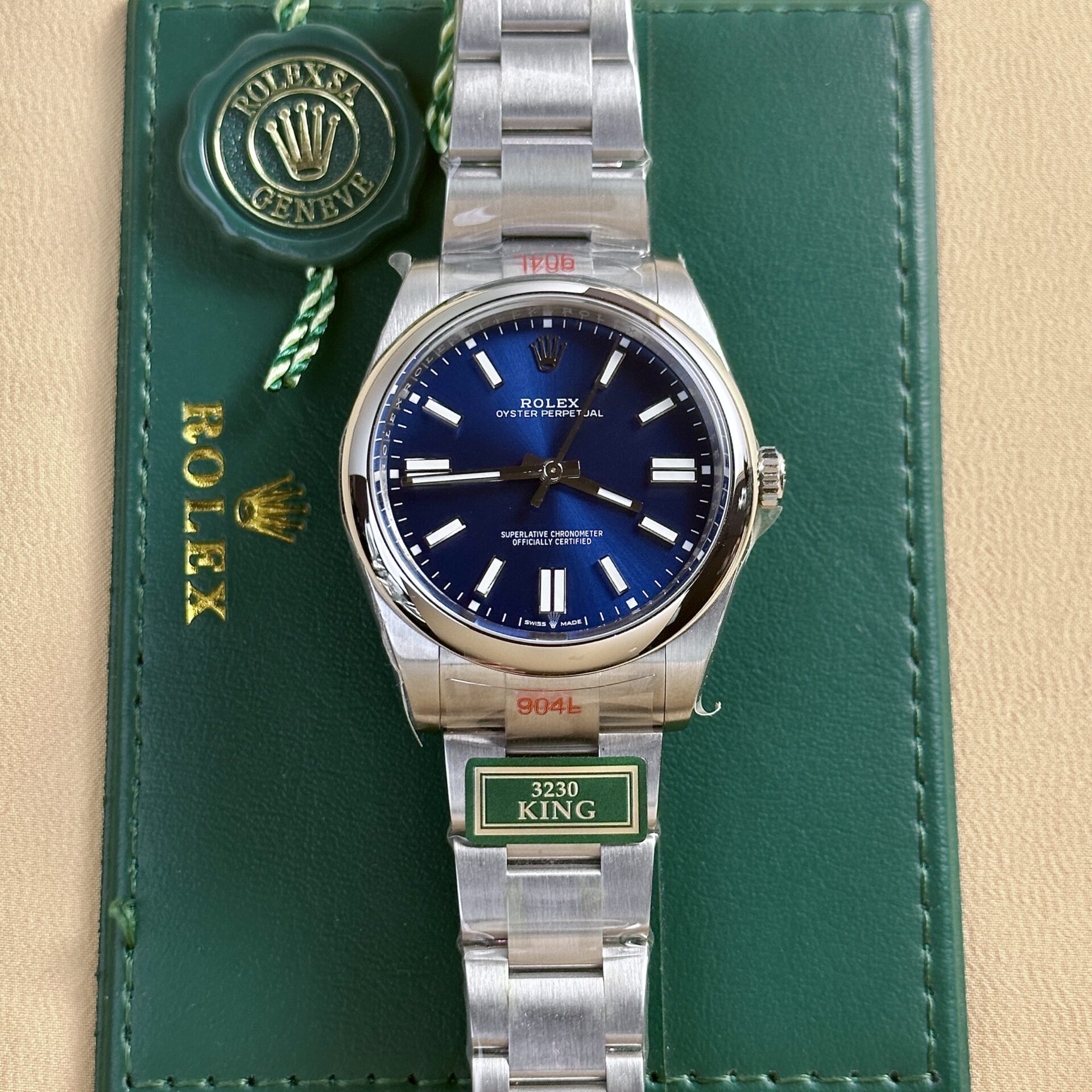 Rolex Oyster Perpetual 124300 Replica Watch Blue Dial King Factory 41mm - Elite Watch Atelier