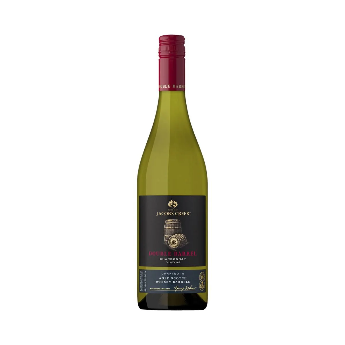 Jacob's Creek Double Barrel Chardonnay (750ml) Case of 6