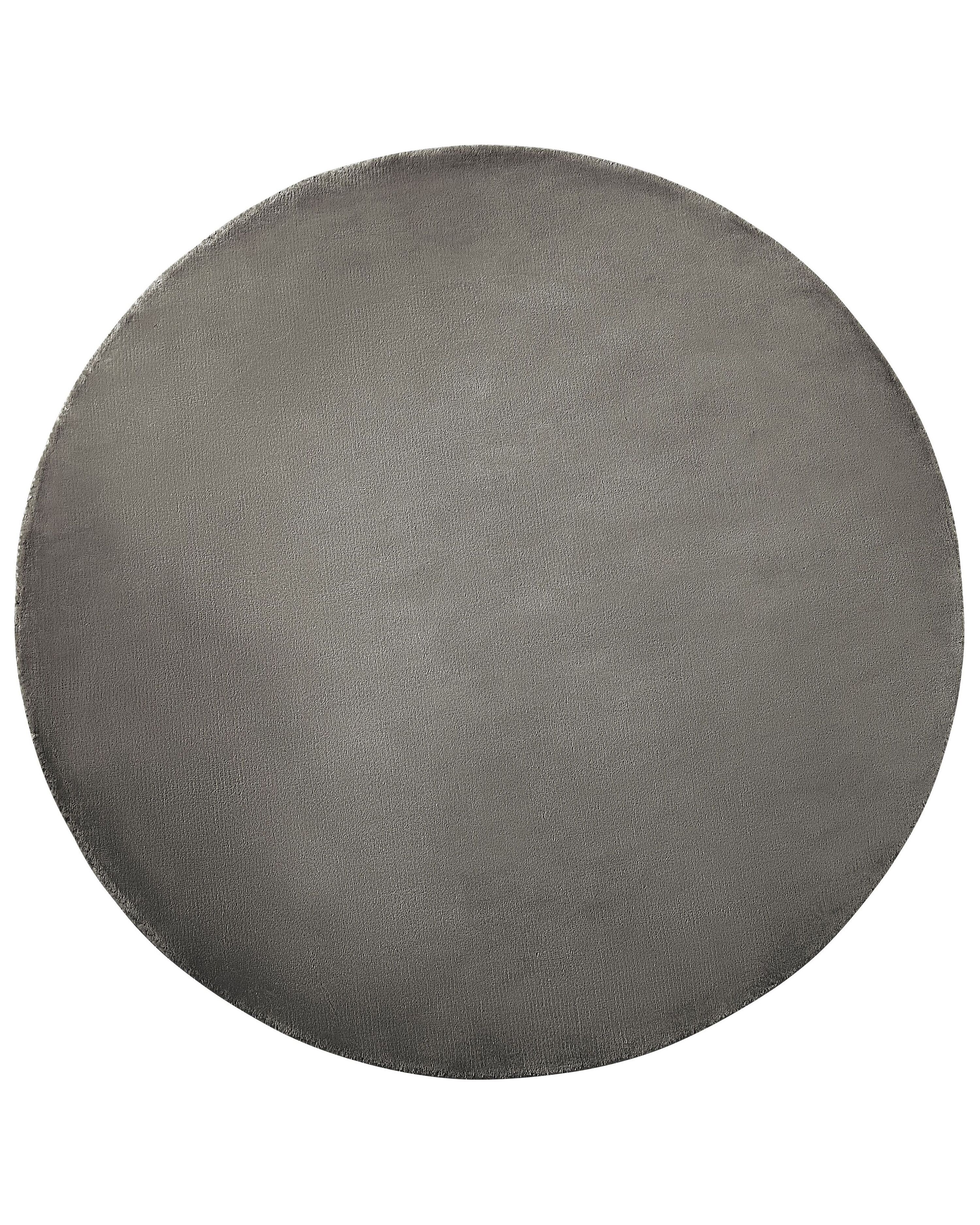 Rug GESI II Dark Grey ø 140 cm Viscose