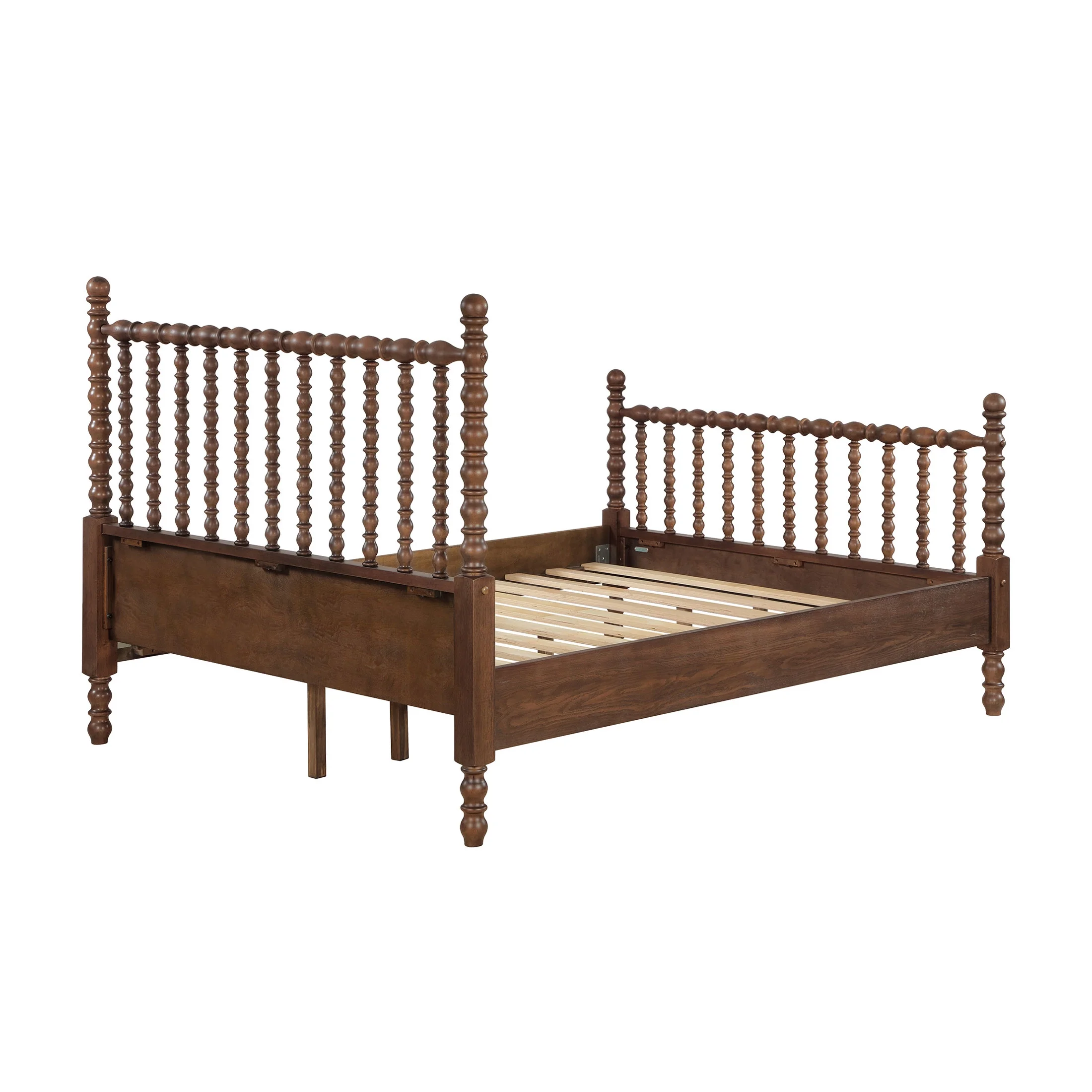 Pioneer Woman Harper Queen-Size Spindle Bed, Homestead Brown - Image 10