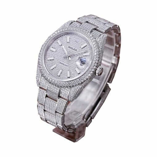 Rolex Datejust 116334 Iced Out Diamond Pave Dial Replica - Elite Watch Atelier