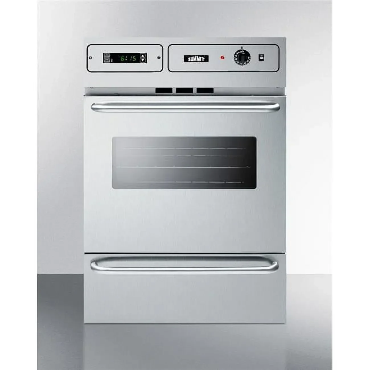 24 in Single Gas Wall Oven - Stainless Steel