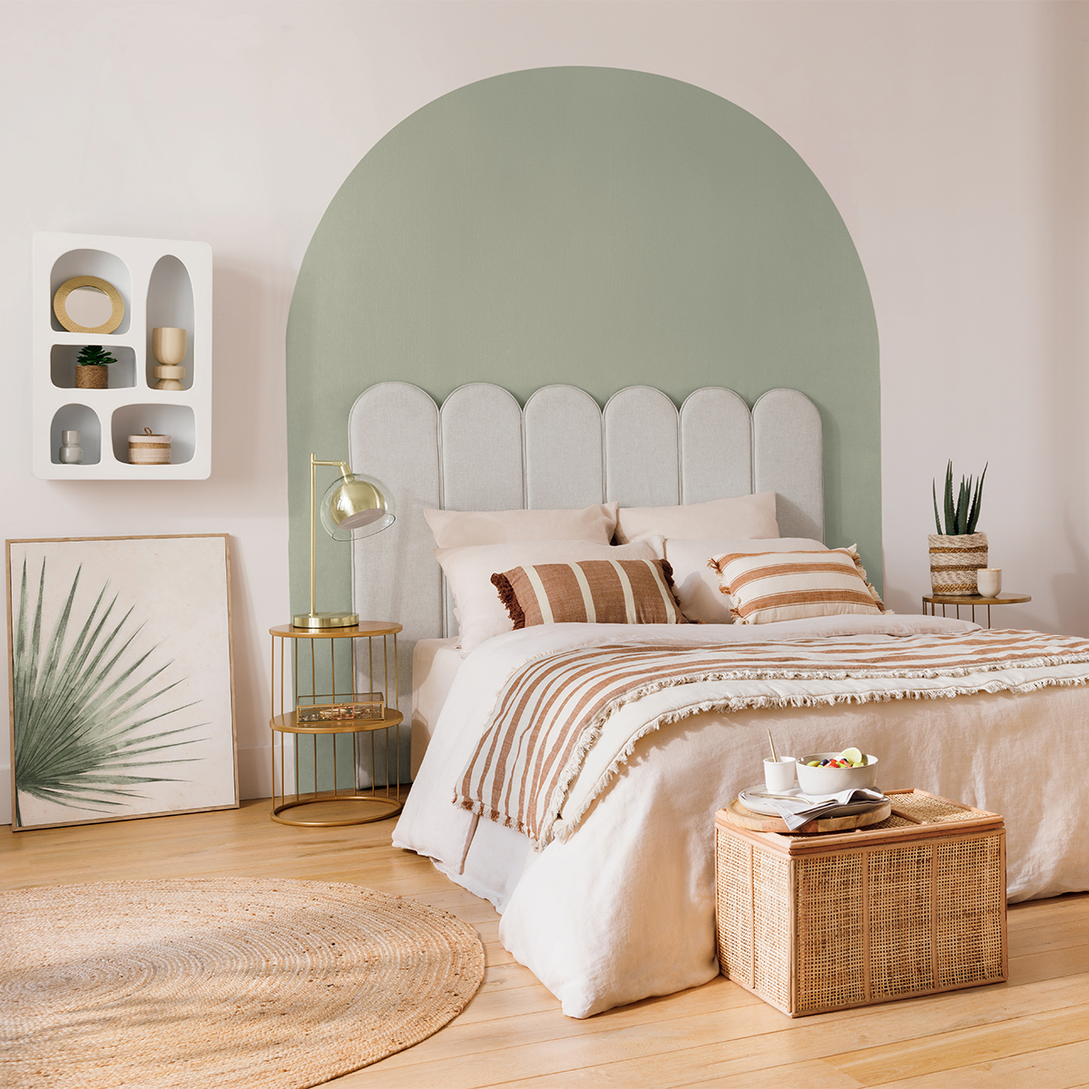 Wall shelf"Rivi" White, 45x65 cm