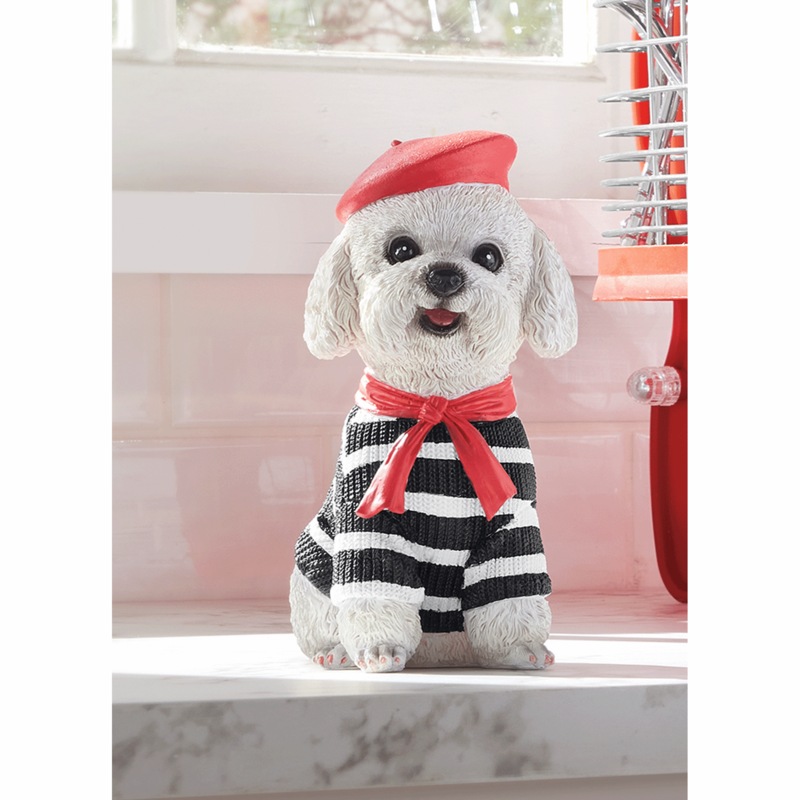 Pierre Poodle Figurine - MIDNIGHT VELVET CATALOG