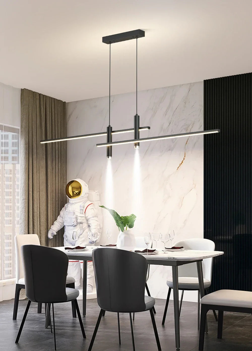 IndusGlow – Moderne Industriële LED Hanglamp met Stoer Design