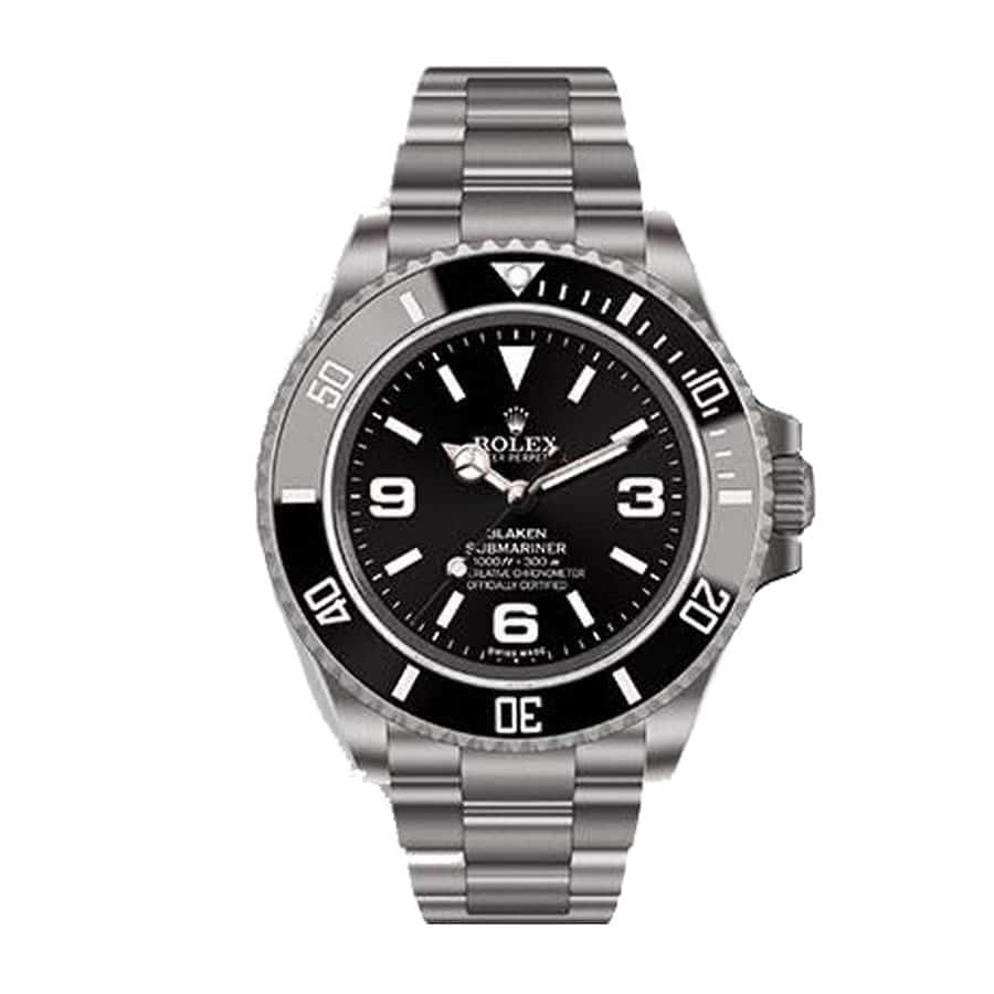Rolex Submariner 6190 Blaken Black Dial Replica - Elite Watch Atelier