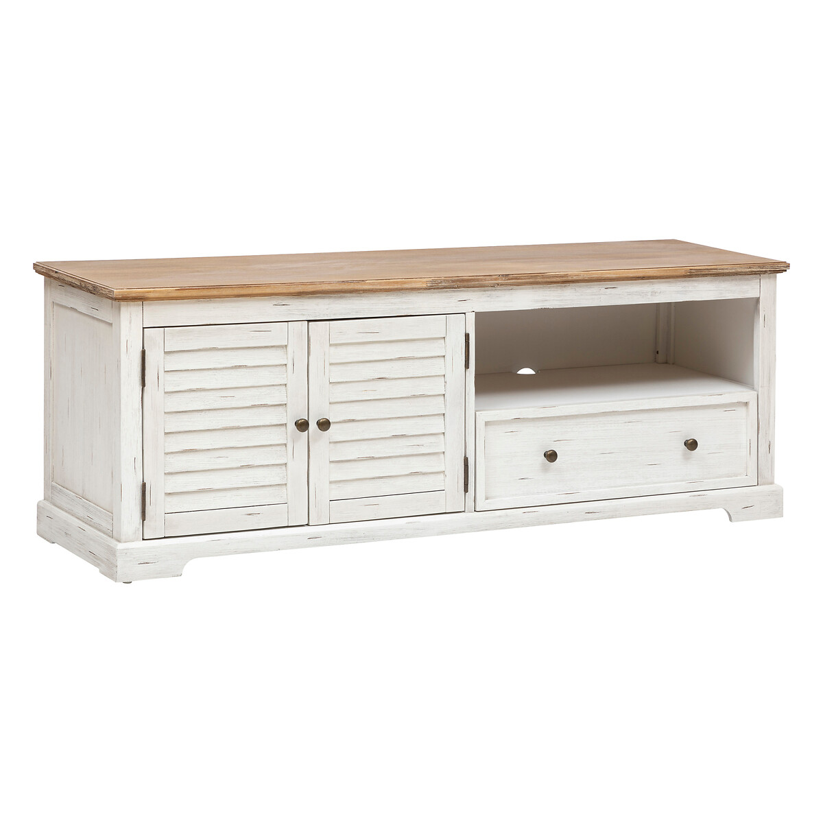 TV stand "Olbia" Acacia, White