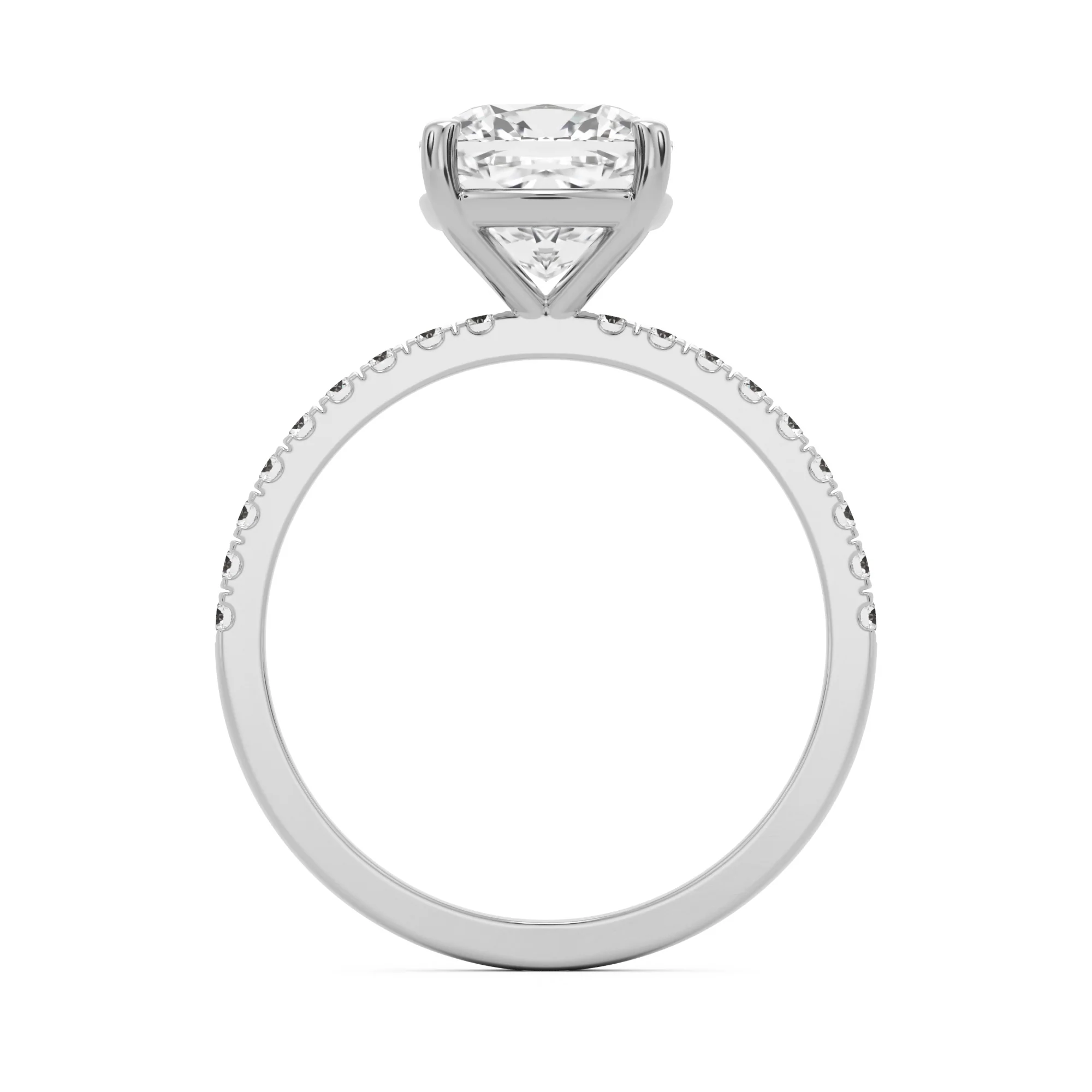 The Elongated Cushion Pavé