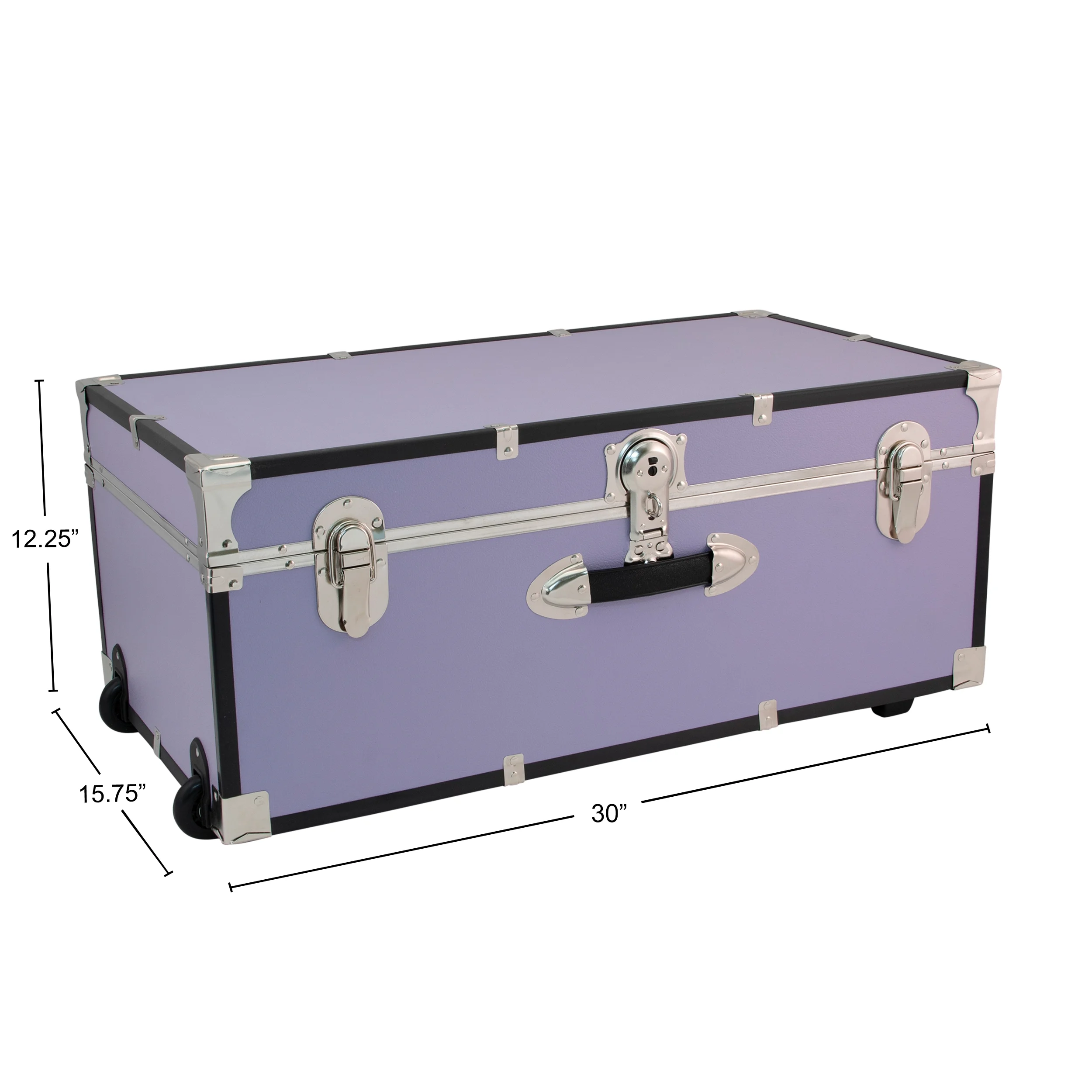 Seward Collegiate Collection Footlocker Trunk with Wheels - Image 27