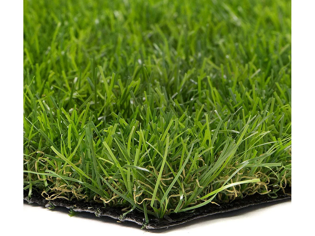 Tapis de pelouse synthétique, fausse herbe artificielle, 25 MM, 1x25 MT, 84822