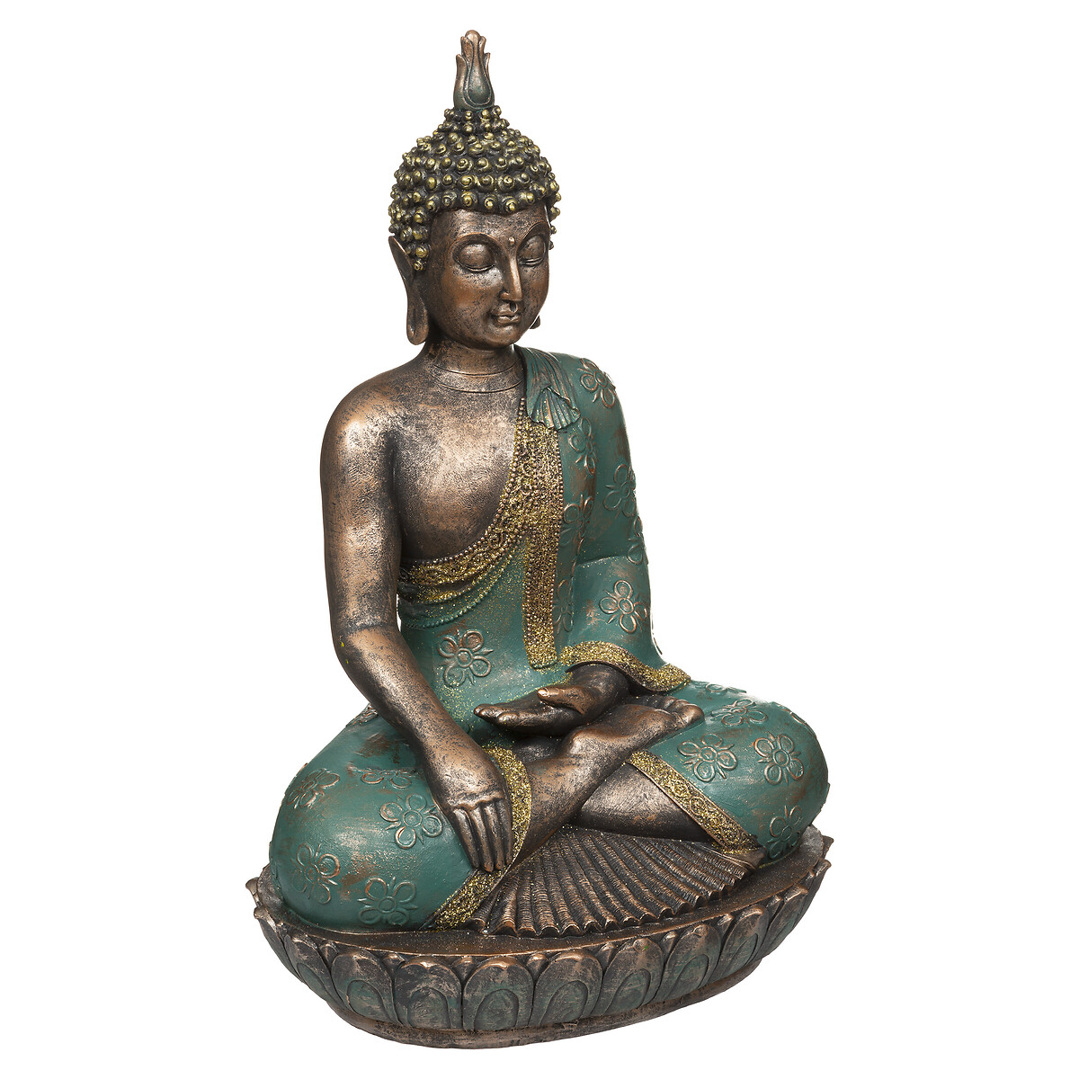 Statue "Buddha" Blue, H.44 cm