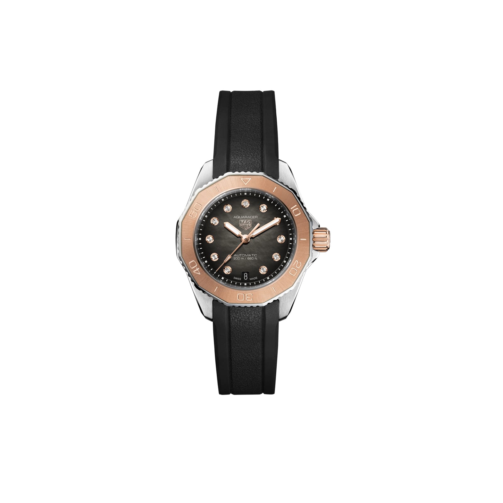 TAG Heuer Replica Watch Aquaracer Professional 200 Date Automatic 30 mm Steel and Gold(1:1 replica) - Top club