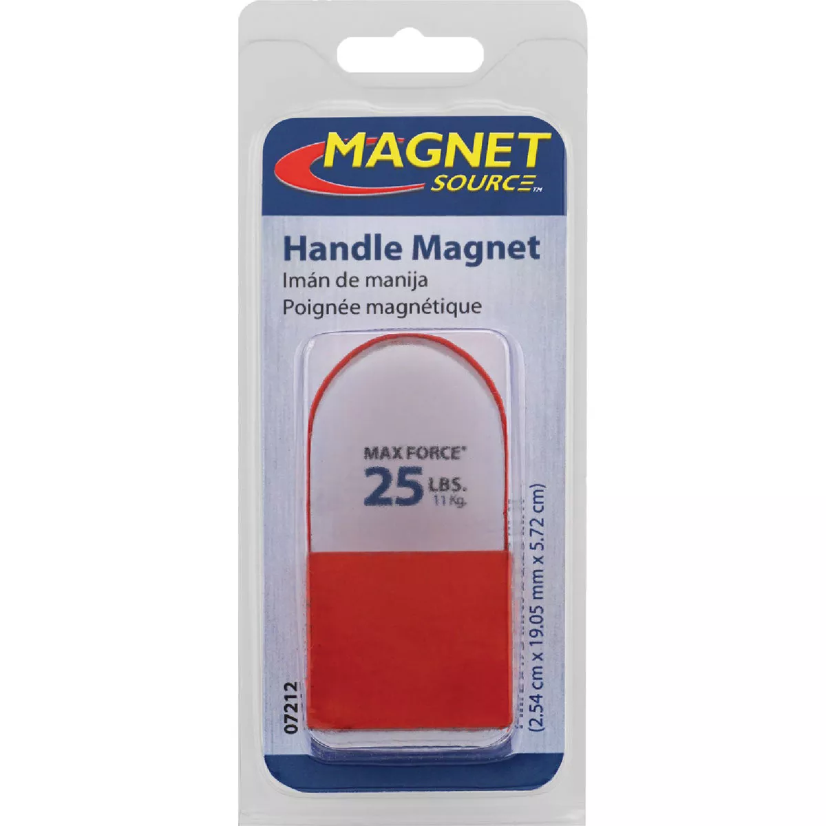 Master Magnetics 1-1/16 in. 3/4 in. 1 in. Handle Magnet