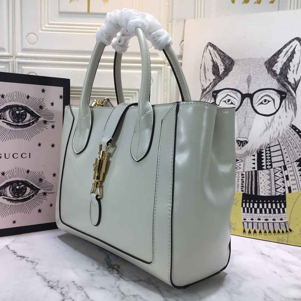 Replica Gucci Jackie 1961 Large Tote Bag 649015 Red/Black/Grey1:1High-quality replica