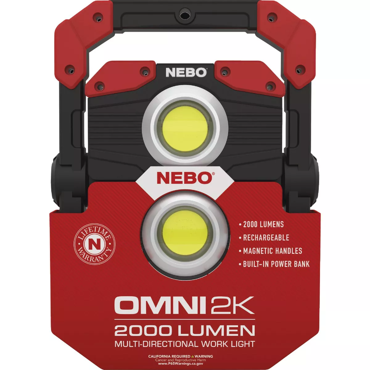 Nebo Omni 2000 Lm. Rechargeable Work Light