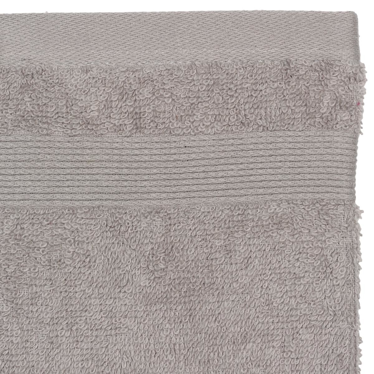 Set of 2 flannels Taupe grey, 15x21 cm