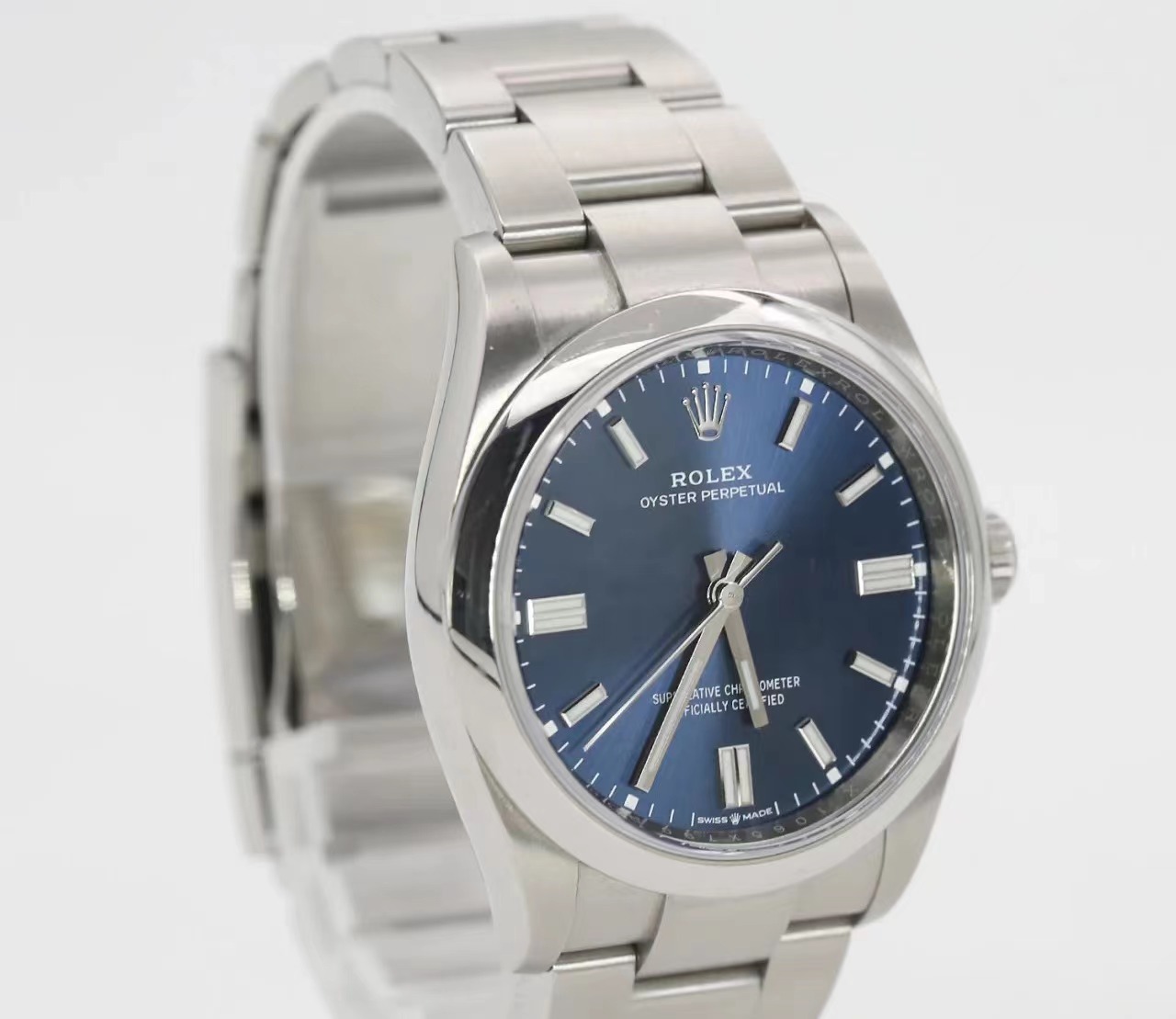 Rolex Oyster Perpetual M126000-0003 Bright Blue Dial 36MM(1:1 replica) - Top club