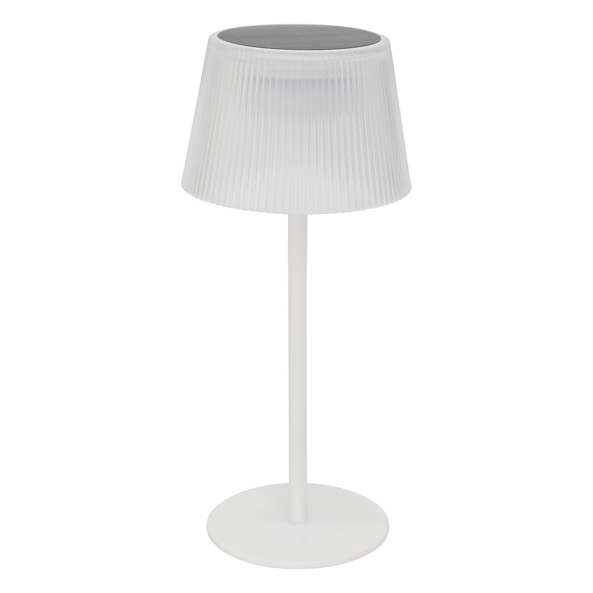 Solar and USB outdoor lamp "Katy" White, H. 30 cm