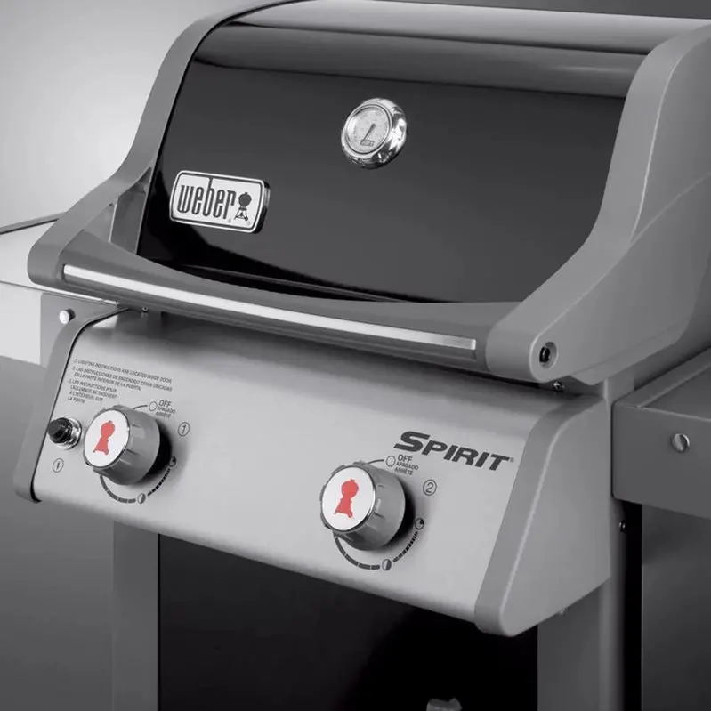 Weber Liquid Propane Grill, 2-Burner, Black - Spirit E-210 - Image 7 Weber Liquid Propane Grill, 2-Burner, Black - Spirit E-210 - Image 7