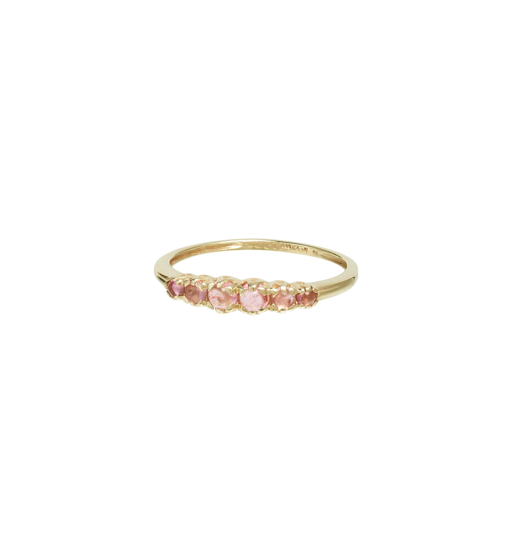 Anna Ring Pink Tourmaline 9K