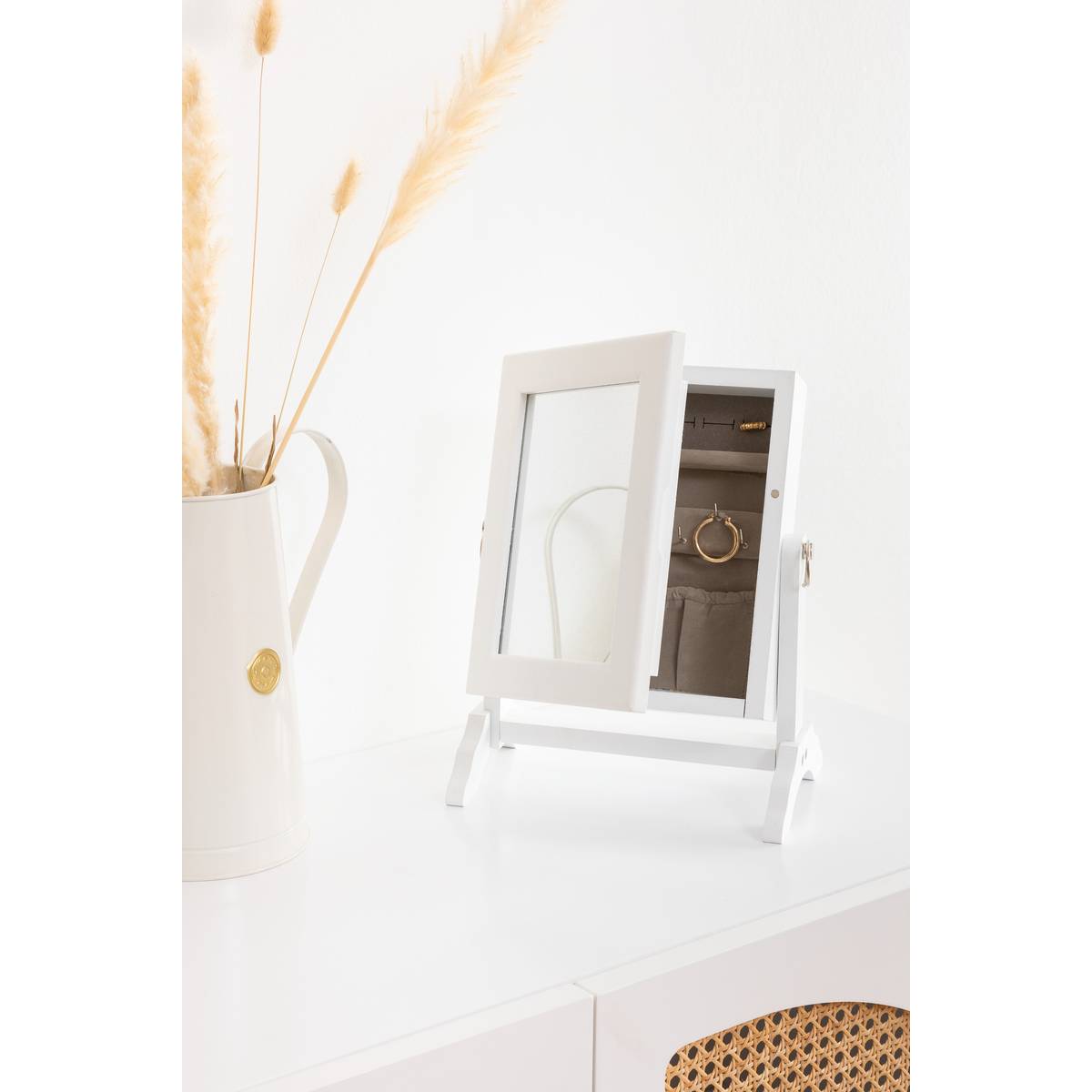 Jewellery box, glass 22x28 cm