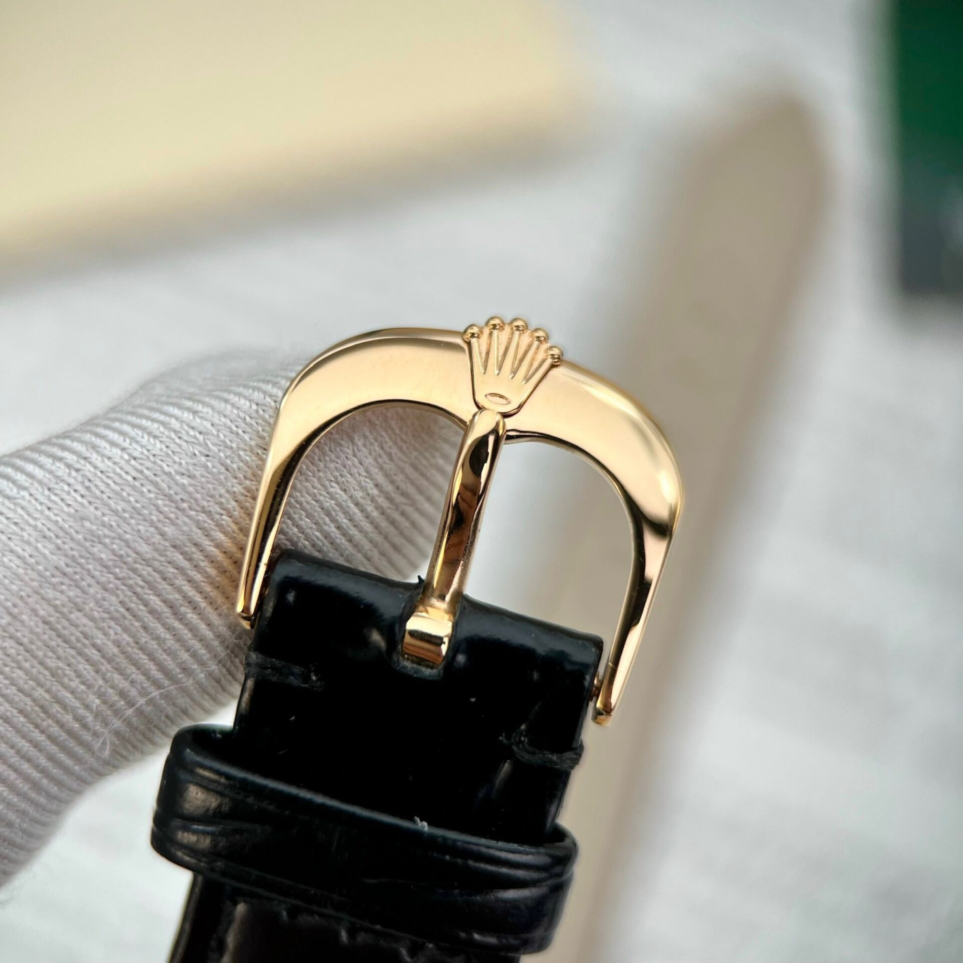 Rolex Cellini Date 50515 Gold Wrapped Replica Watch Leather Strap 39mm - Top club
