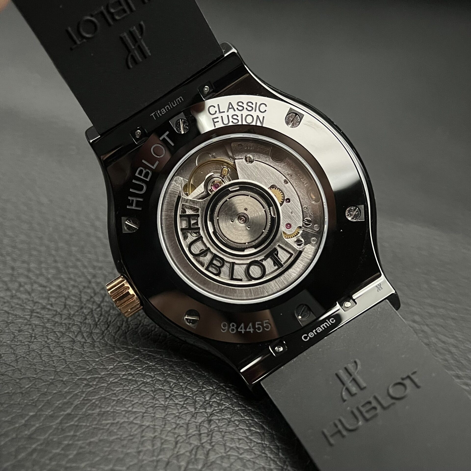 Hublot Replica 1:1 Watch Classic Fusion Ceramic Demi Gold JJZ 42mm - Top club