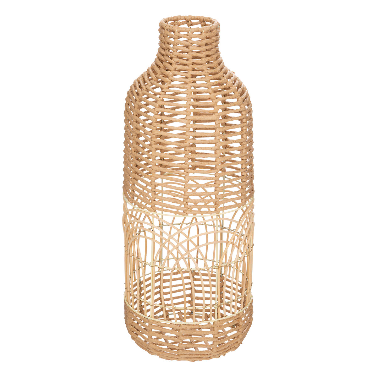 Vase "Lour" Rattan, H.55 cm