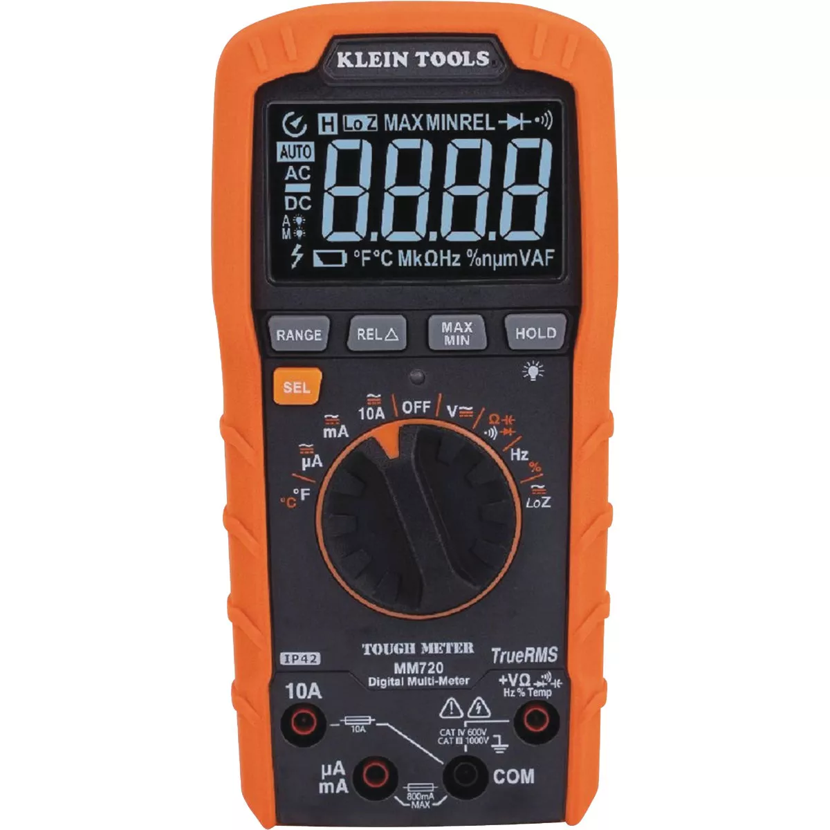 Klein 8-Function Auto Ranging Digital Multimeter
