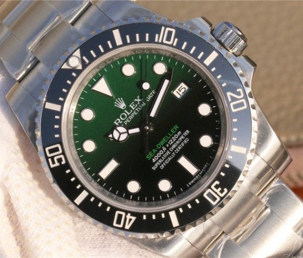 Replica Rolex Sea-Dweller DEEPSEA 116660 D-Green Noob A2836 - Top club
