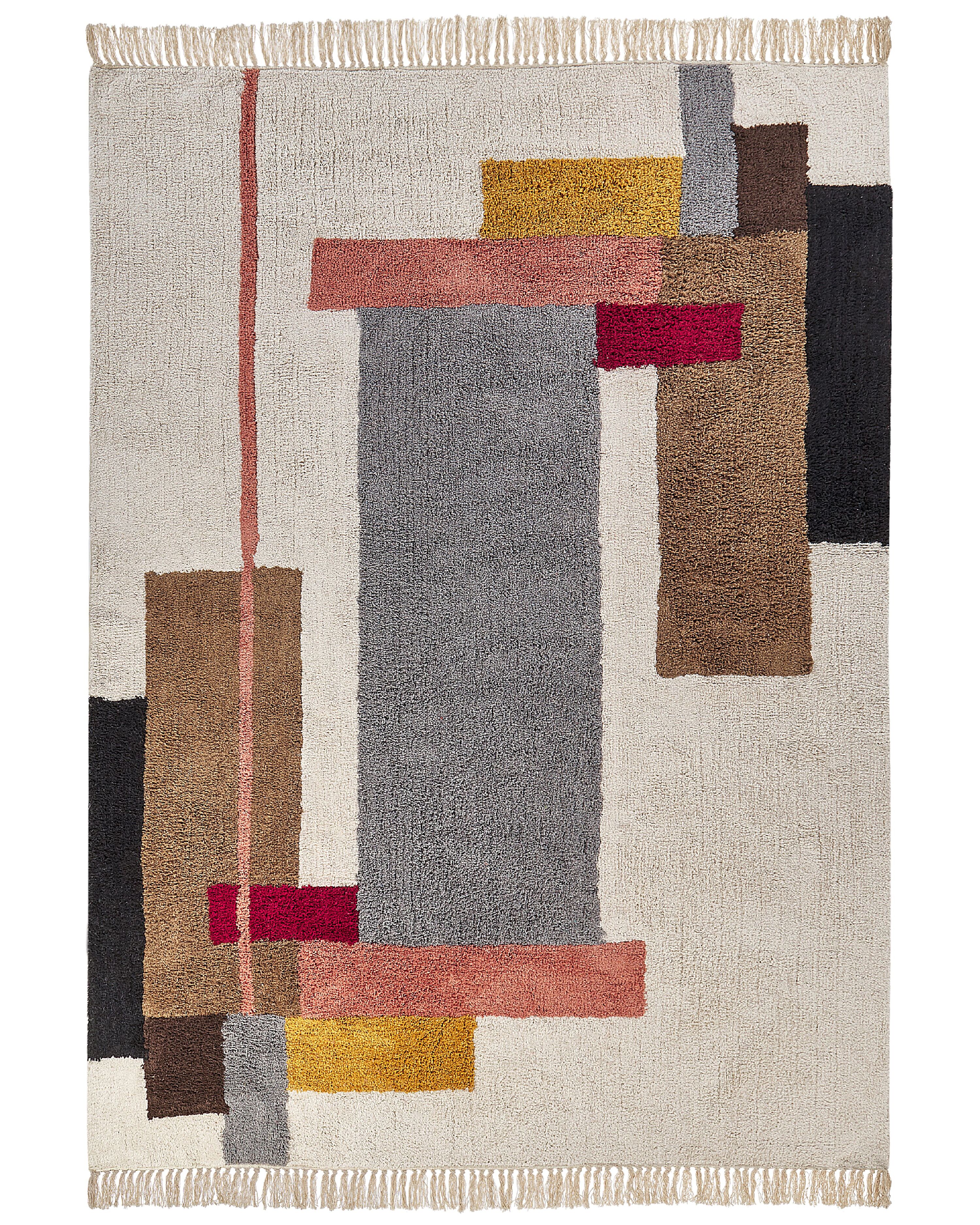 Rug NIKSAR Multicolour 160 x 230 cm Cotton