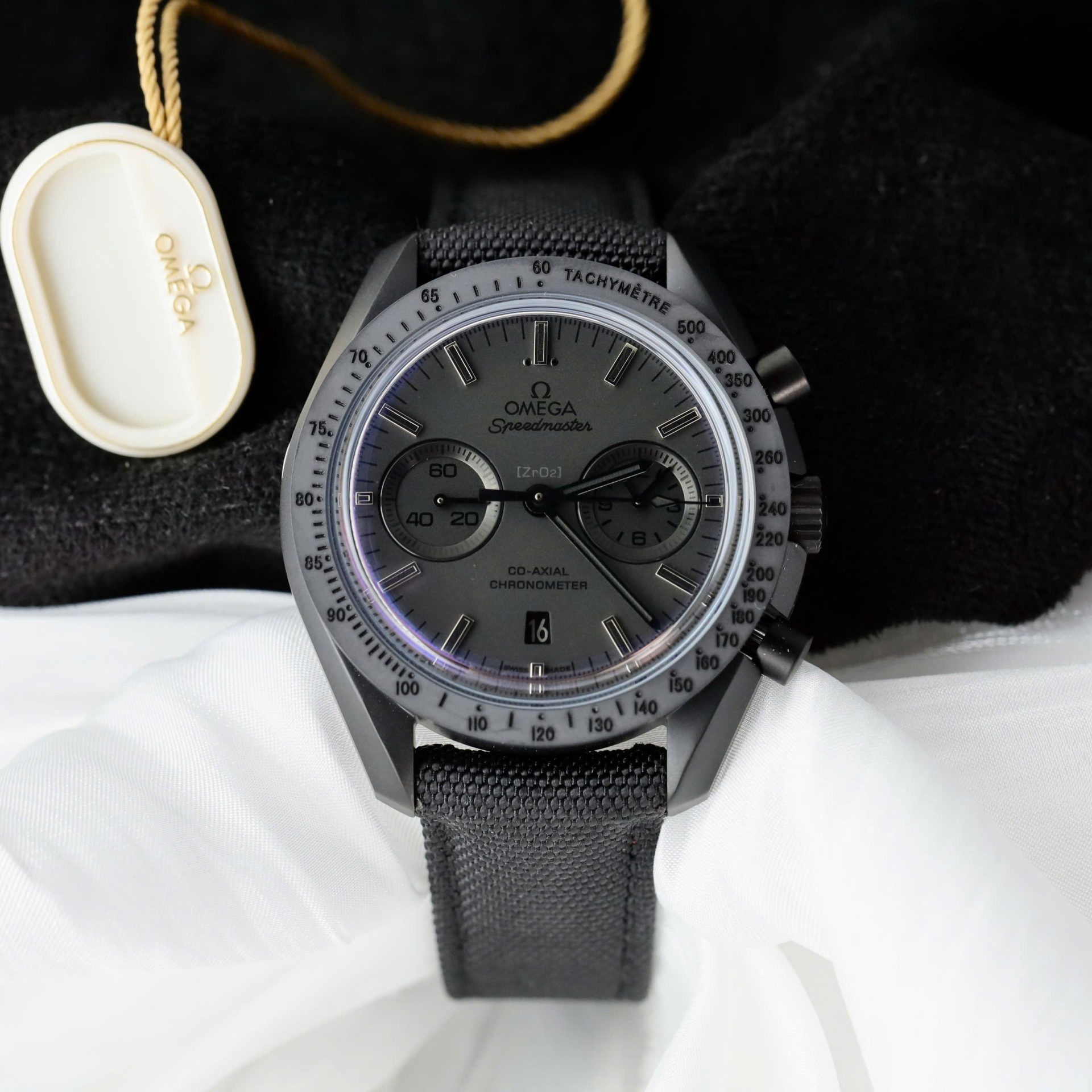 Omega Replica Watch Speedmaster Black Ceramic OM Factory 44mm - Top club