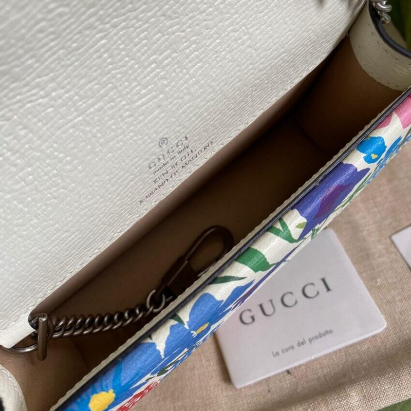 Replica Gucci Dionysus Ken Scott Print Super Mini Bag 476432 Ivory1:1High-quality replica