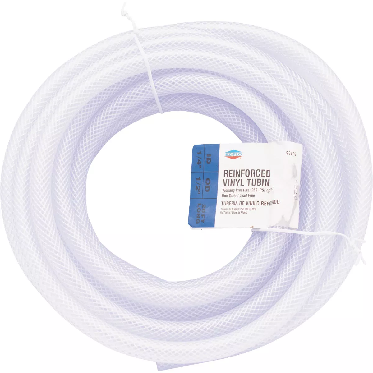 Eastman EZ-Flo 20 Ft. Braided Vinyl Tubing 1/4 In. ID x 1/2 In. OD