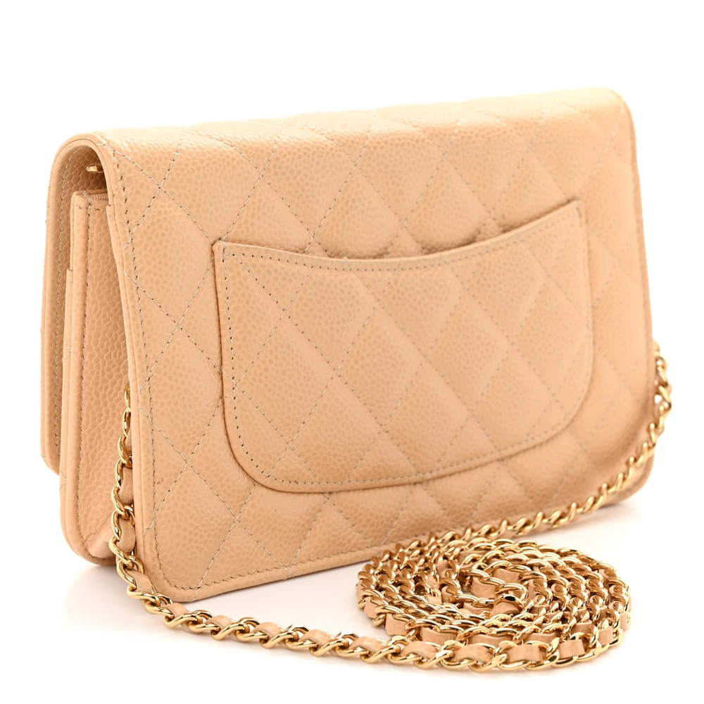 Chanel Beige Quilted WOC Replica – Mirror Quality Handbag1:1High-quality replica