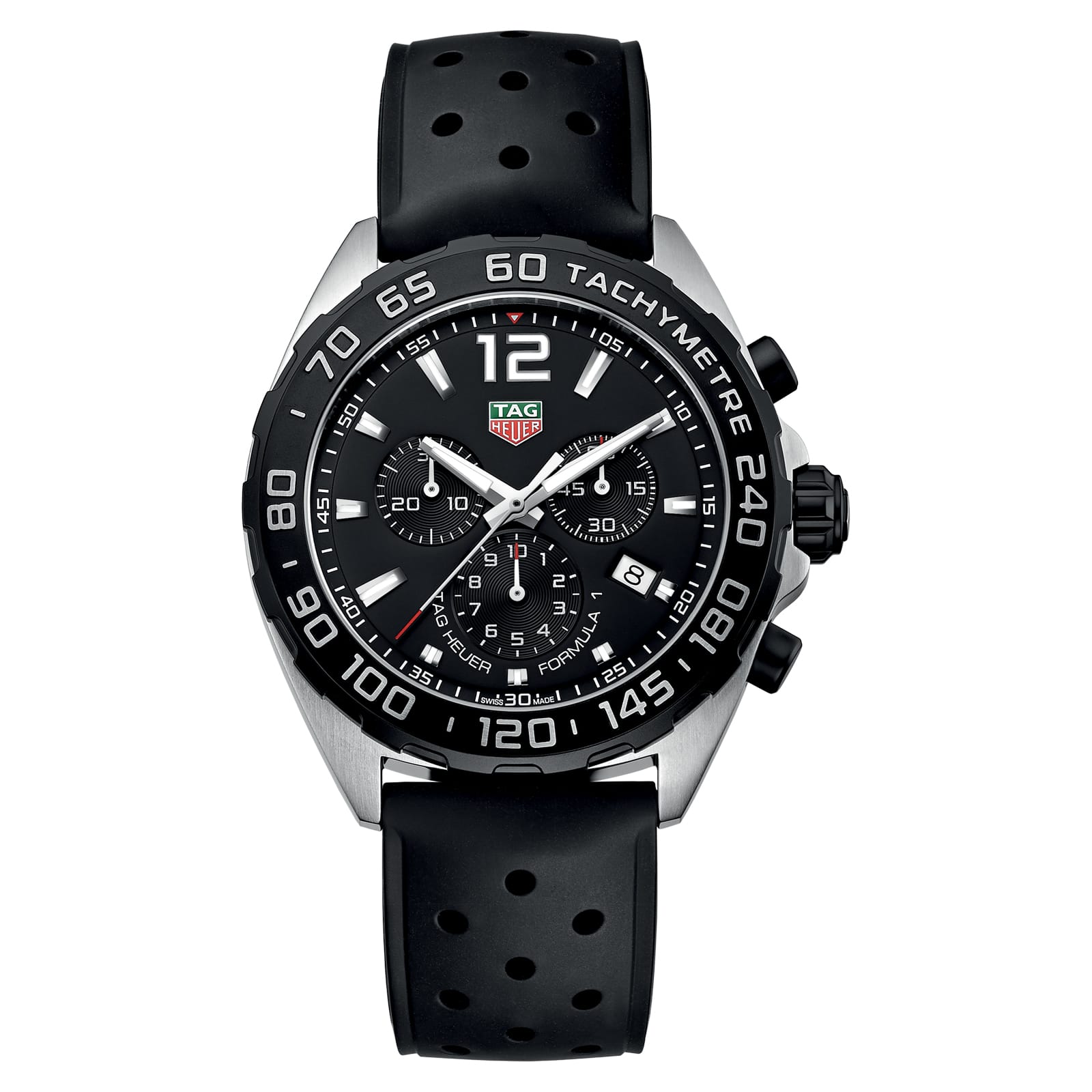 TAG Heuer Replica Watch Formula 1 Chronograph Quartz 43 mm Steel(1:1 replica) - Elite Watch Atelier