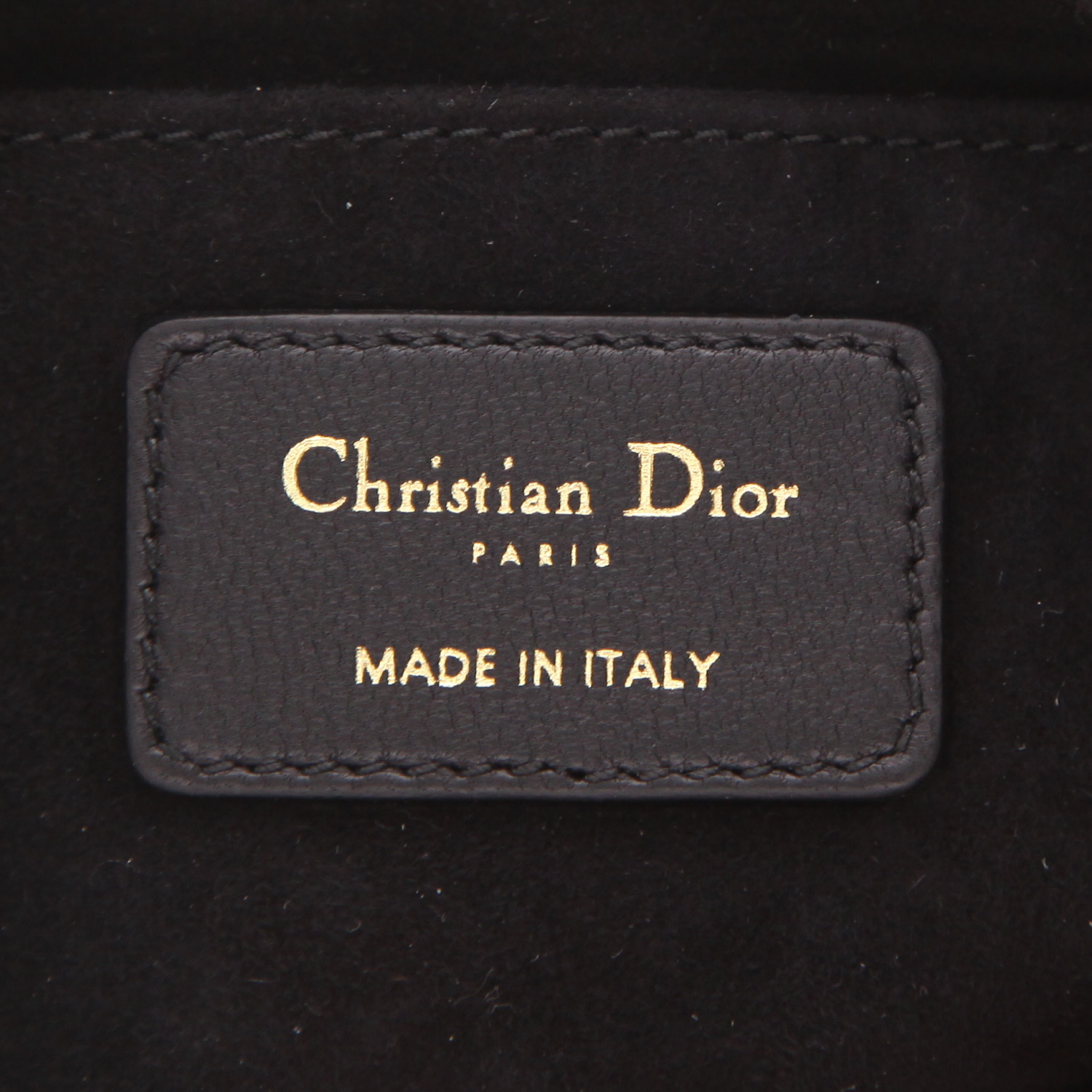 Dior shoulder bag in black leather cannage1:1High-quality replica