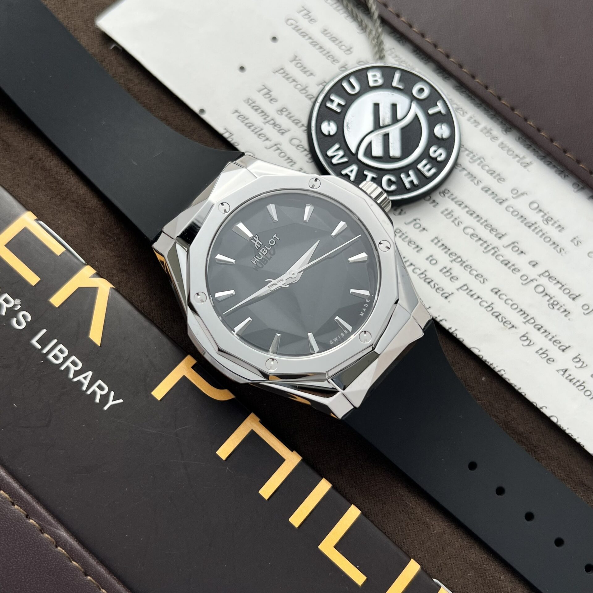 Hublot Replica 1:1 Watch Orlinski Titanium Black HB Factory 40mm - Elite Watch Atelier
