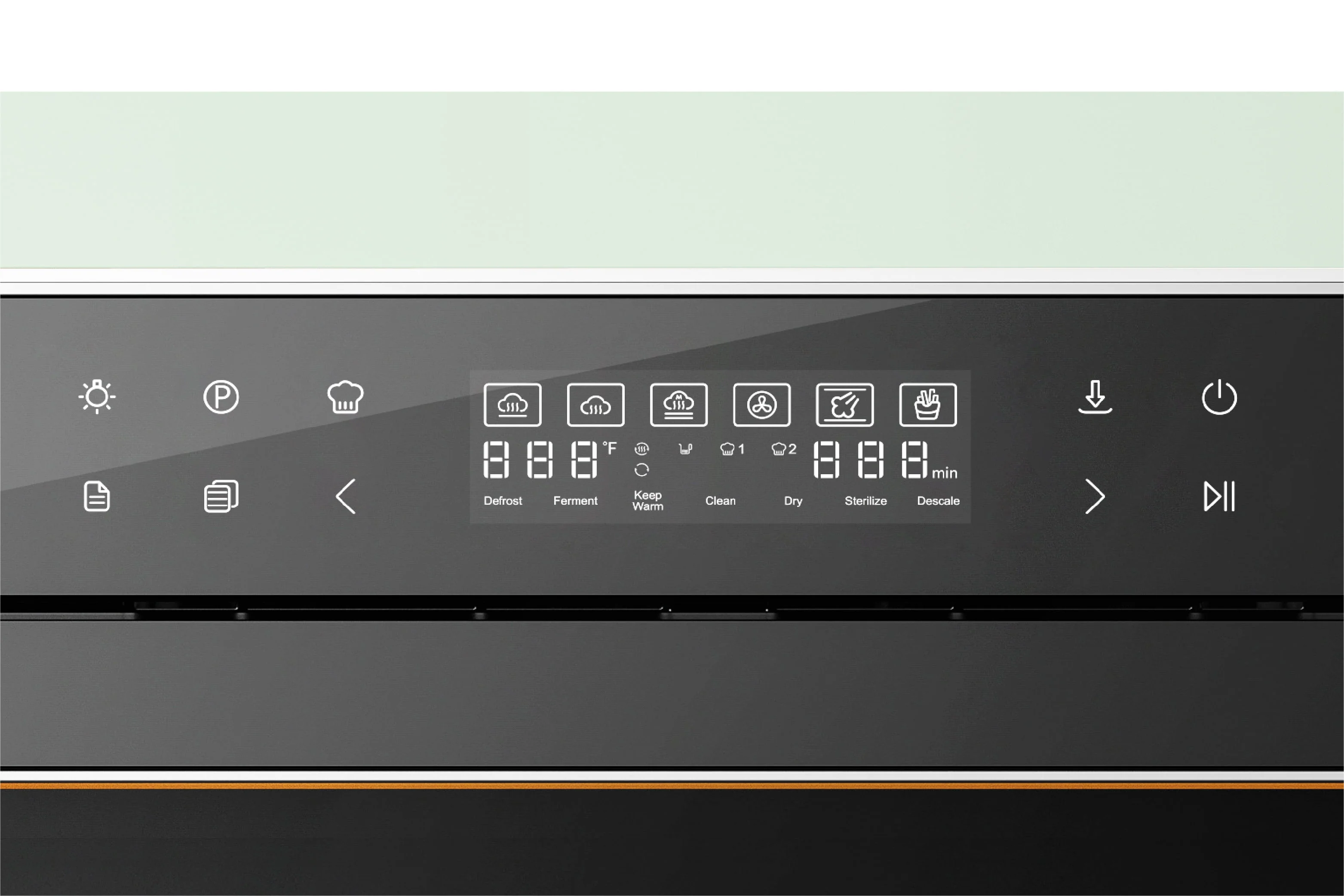 Robam R-Box Green Convection Toaster Oven with Rotisserie (1800-Watt)