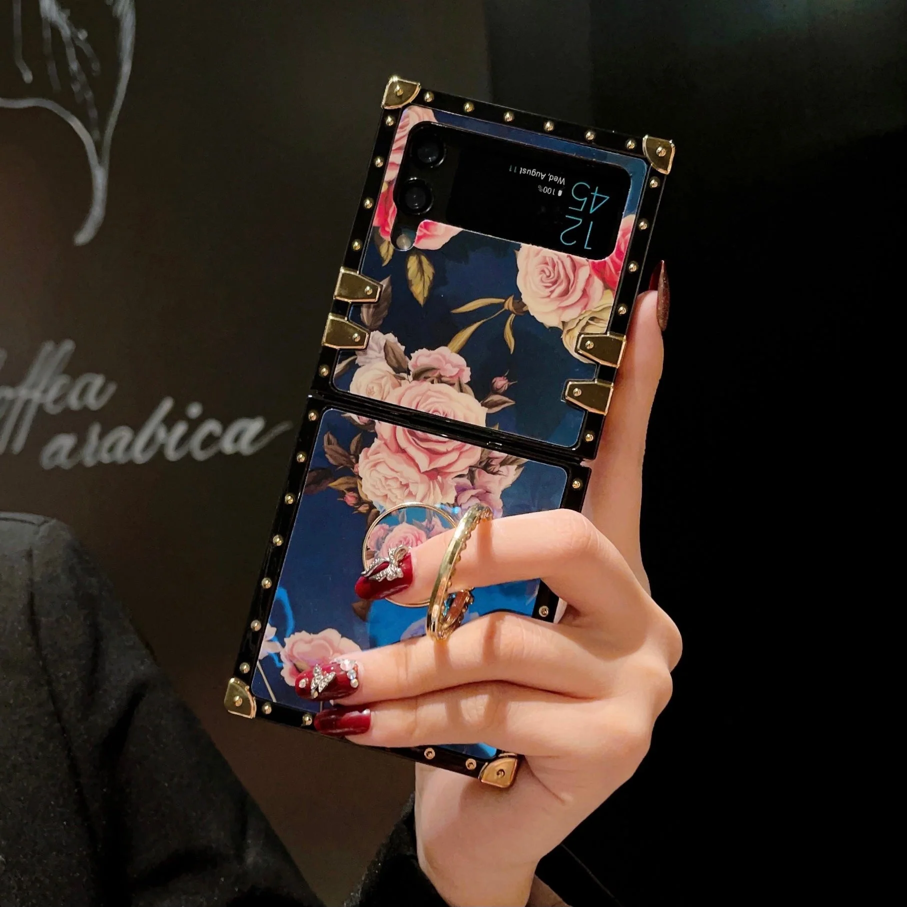 Samsung Galaxy Z Flip6/5/4/3 5G Square Case Iris Ring - Wholesale & Influencer