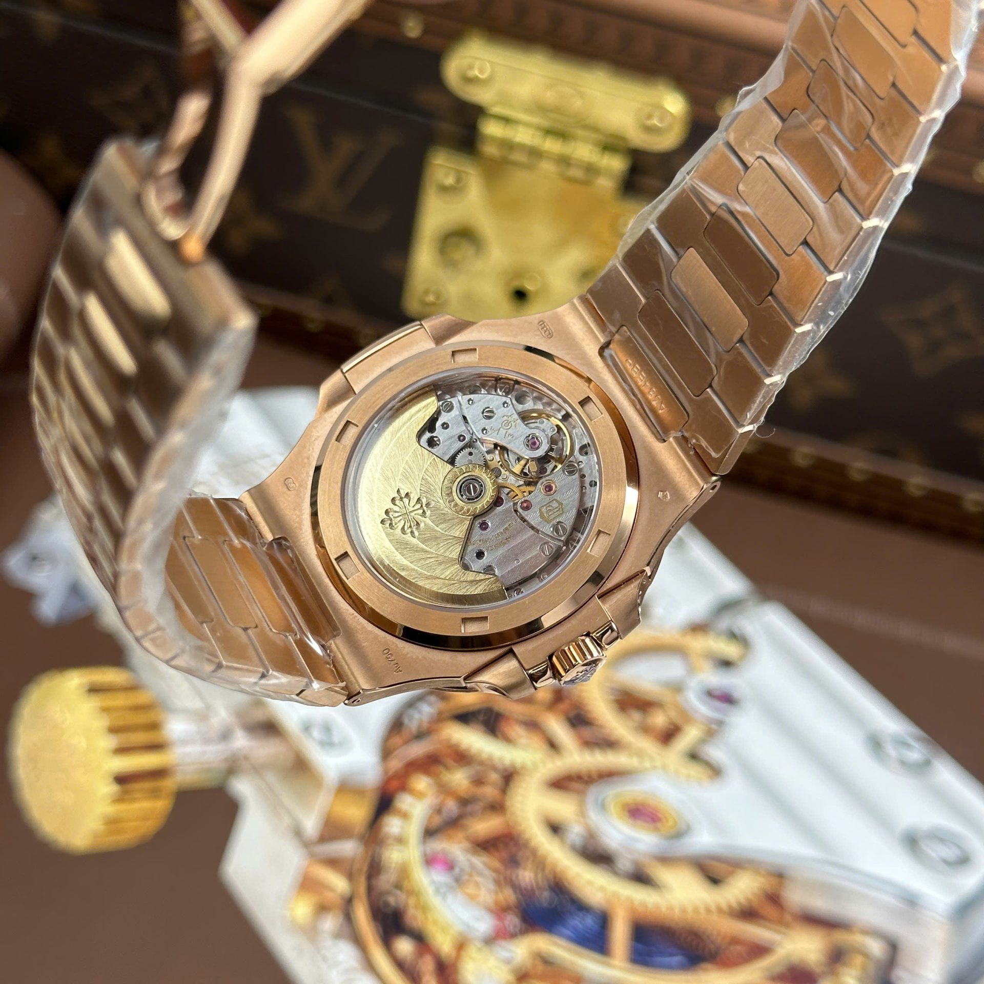 Patek Philippe Nautilus 5711 Brown Dial Copies Watches Automatic Movement BBF Factory 40mm - Top club