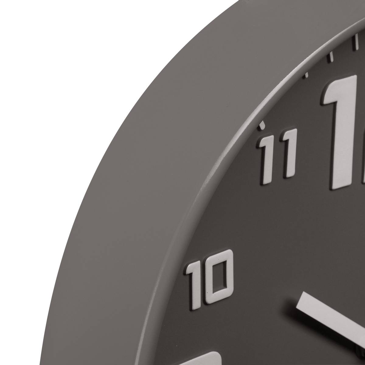 Clock, metal "Elian" Grey, D.30 cm